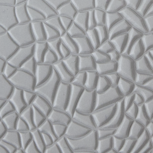 Texture Tile - Plant Cells sample rolled into clay