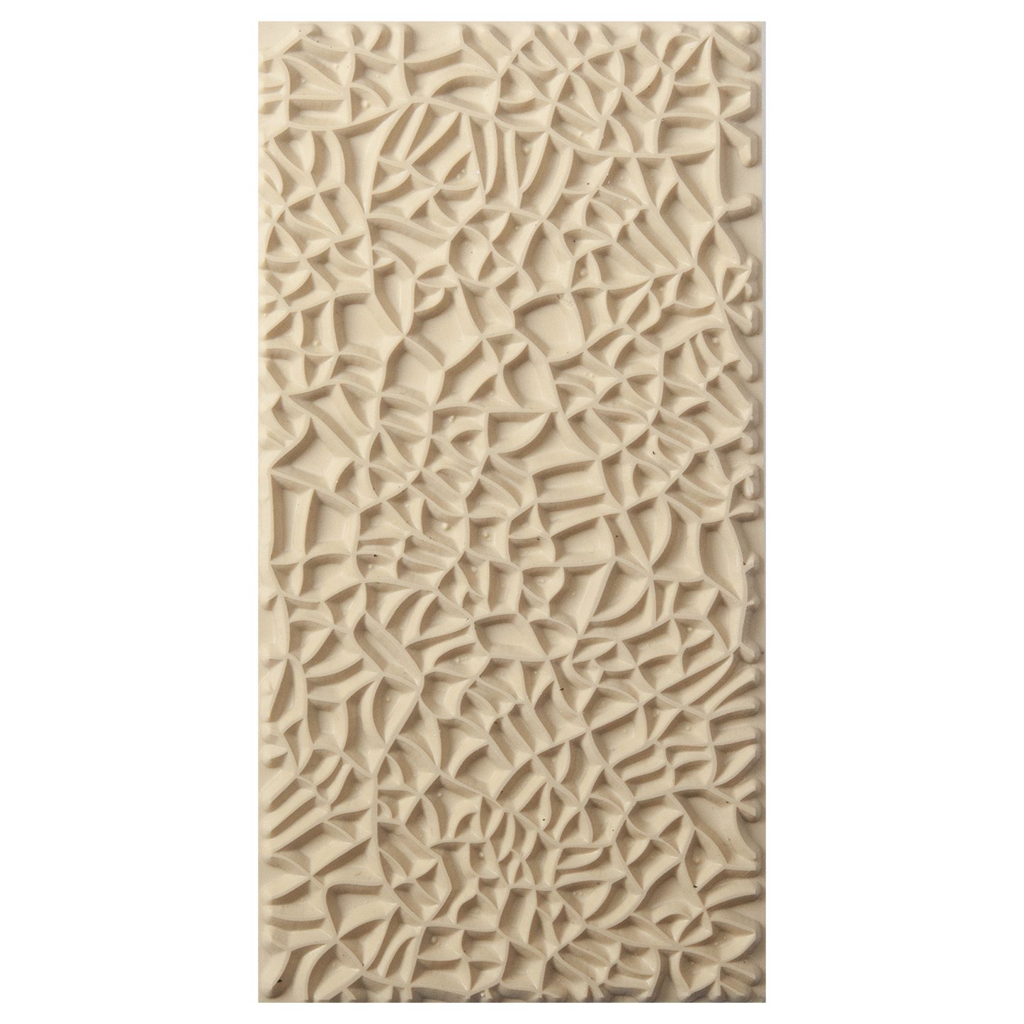 Texture Tile - Plant Cells. Beige Texture Tiles are flexible, washable and can be used with any soft clay. Spritz with CoolSlip or dust on Dry Powder Release for stick-free impressions when using metal clay and polymer clay.