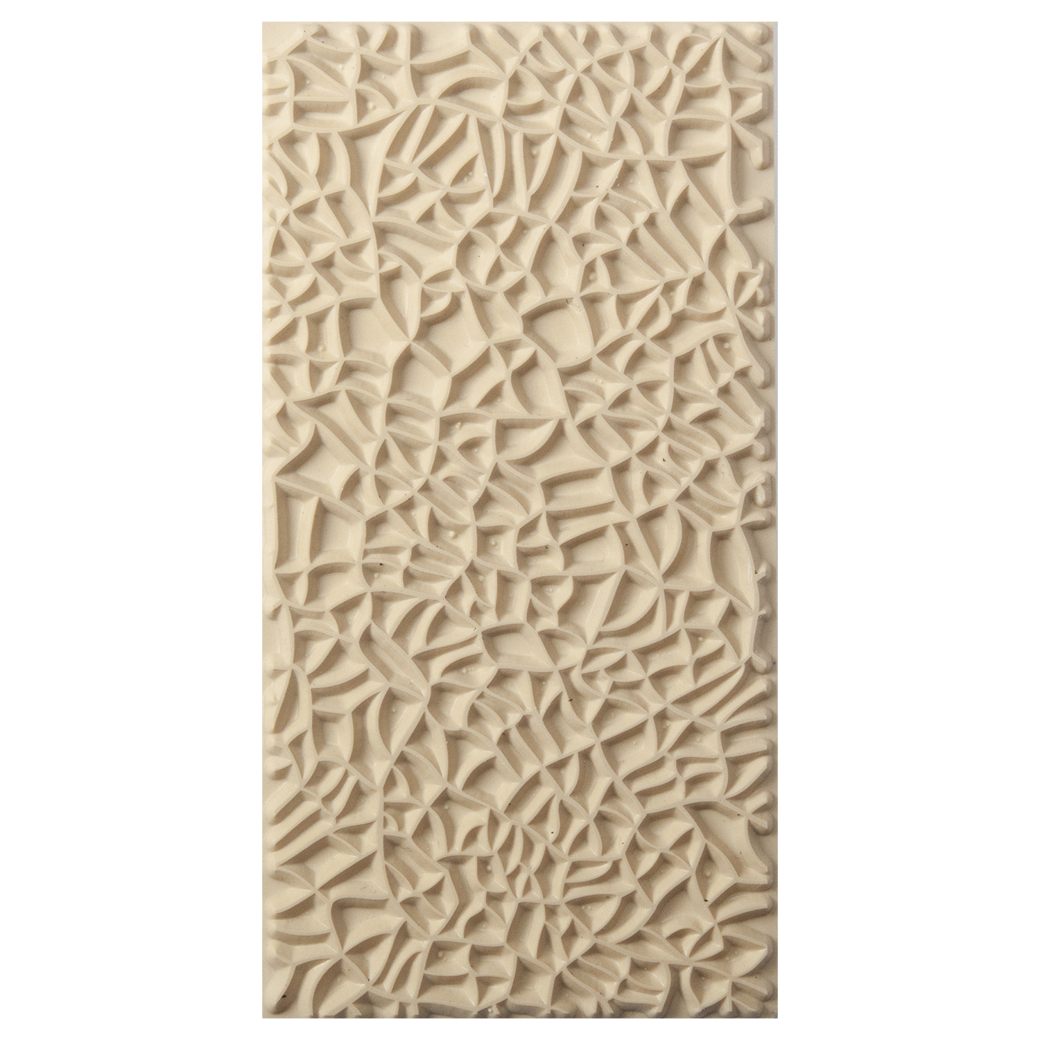 Texture Tile - Plant Cells. Beige Texture Tiles are flexible, washable and can be used with any soft clay. Spritz with CoolSlip or dust on Dry Powder Release for stick-free impressions when using metal clay and polymer clay.