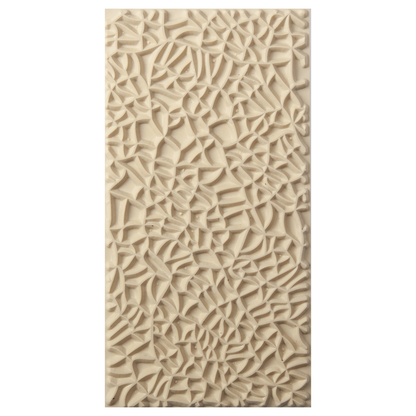 Texture Tile - Plant Cells. Beige Texture Tiles are flexible, washable and can be used with any soft clay. Spritz with CoolSlip or dust on Dry Powder Release for stick-free impressions when using metal clay and polymer clay.