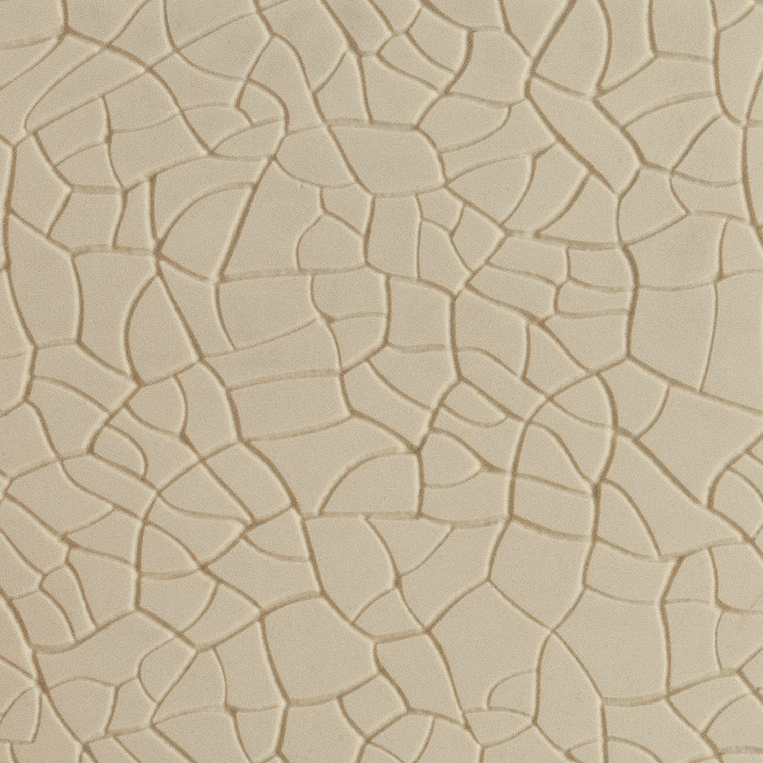 Texture Tile - Plant Cells Fineline. Beige Texture Tiles are flexible, washable and can be used with any soft clay. Spritz with CoolSlip or dust on Dry Powder Release for stick-free impressions when using metal clay and polymer clay.