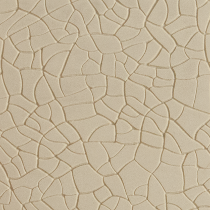Texture Tile - Plant Cells Fineline. Beige Texture Tiles are flexible, washable and can be used with any soft clay. Spritz with CoolSlip or dust on Dry Powder Release for stick-free impressions when using metal clay and polymer clay.