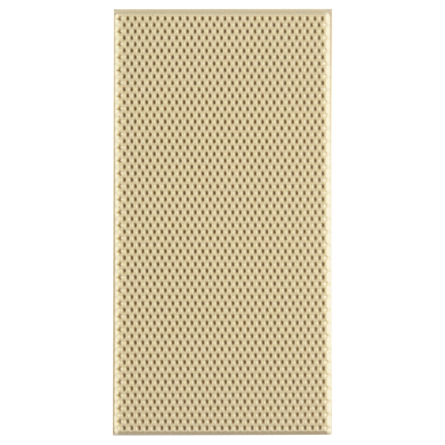 Texture Tile - Small Dot Grid Embossed. Beige Texture Tiles are flexible, washable and can be used with any soft clay. Spritz with CoolSlip or dust on Dry Powder Release for stick-free impressions when using metal clay and polymer clay.