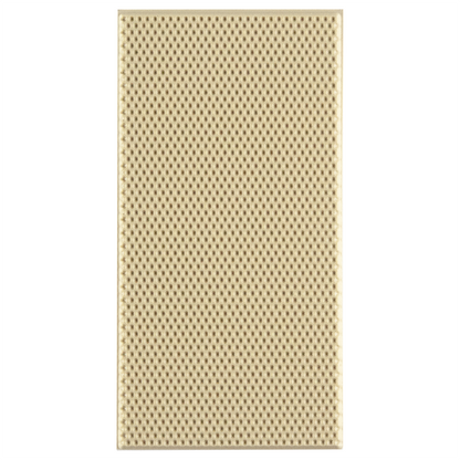 Texture Tile - Small Dot Grid Embossed. Beige Texture Tiles are flexible, washable and can be used with any soft clay. Spritz with CoolSlip or dust on Dry Powder Release for stick-free impressions when using metal clay and polymer clay.