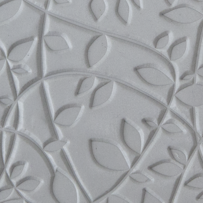 Texture Tile - Over Growth sample rolled into clay