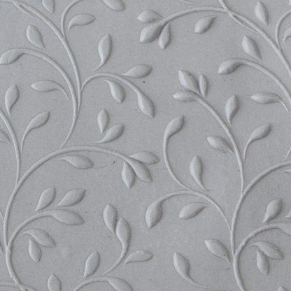 Texture Tile - Wall of Vines Embossed sample rolled into clay