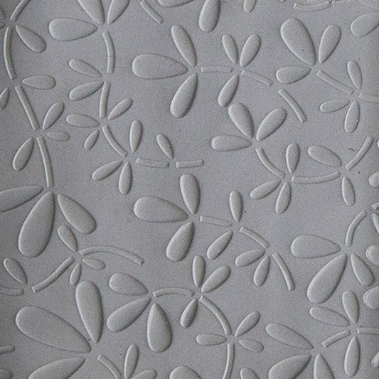 Texture Tile - Leafy Vine Embossed sample rolled into clayTexture Tile - Leafy Vine Embossed sample rolled into clay