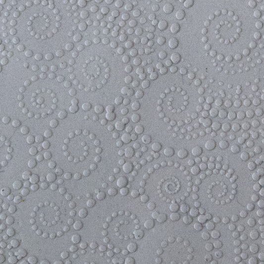Texture Tile - Connect the Dots Fineline sample rolled into clay