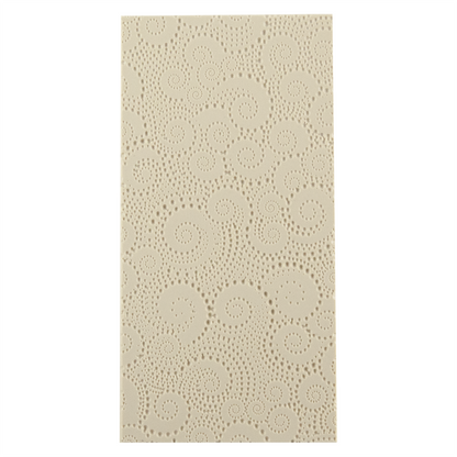 Texture Tile - Connect the Dots Fineline. Beige Texture Tiles are flexible, washable and can be used with any soft clay. Spritz with CoolSlip or dust on Dry Powder Release for stick-free impressions when using metal clay and polymer clay.