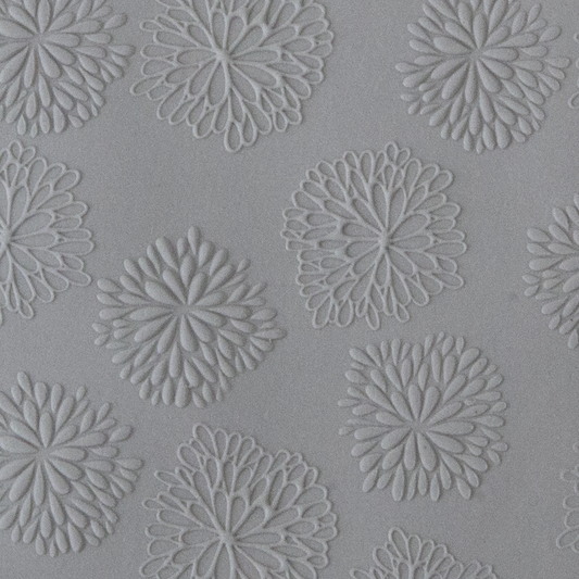 Texture Tile - Mome Raths Embossed sample rolled into clay