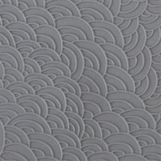 Texture Tile - Scaled Fineline sample rolled into clay