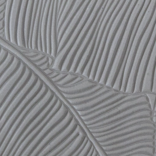 Texture Tile - Jungle Leaves sample rolled into clay