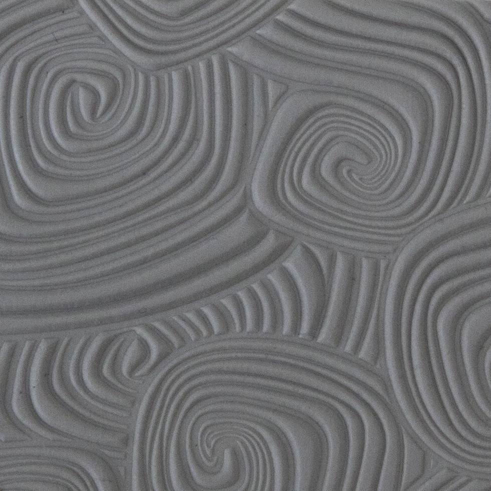 Texture Tile - Lost in Wonderland sample rolled into clay