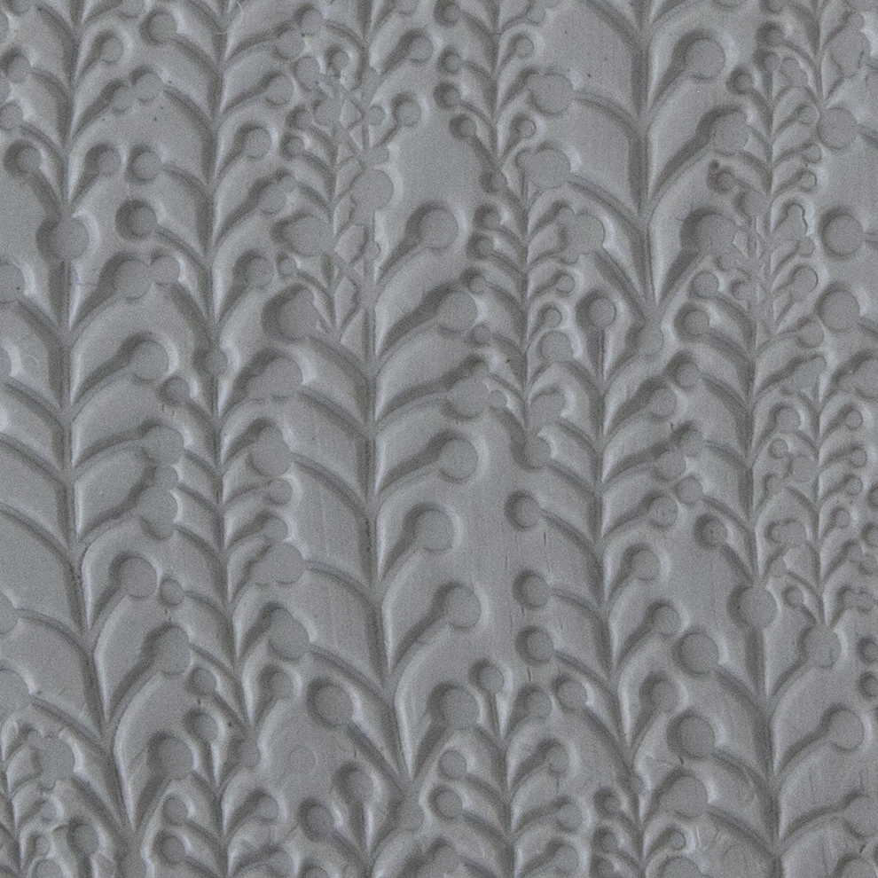 Texture Tile - Baby's Breath sample rolled into clay