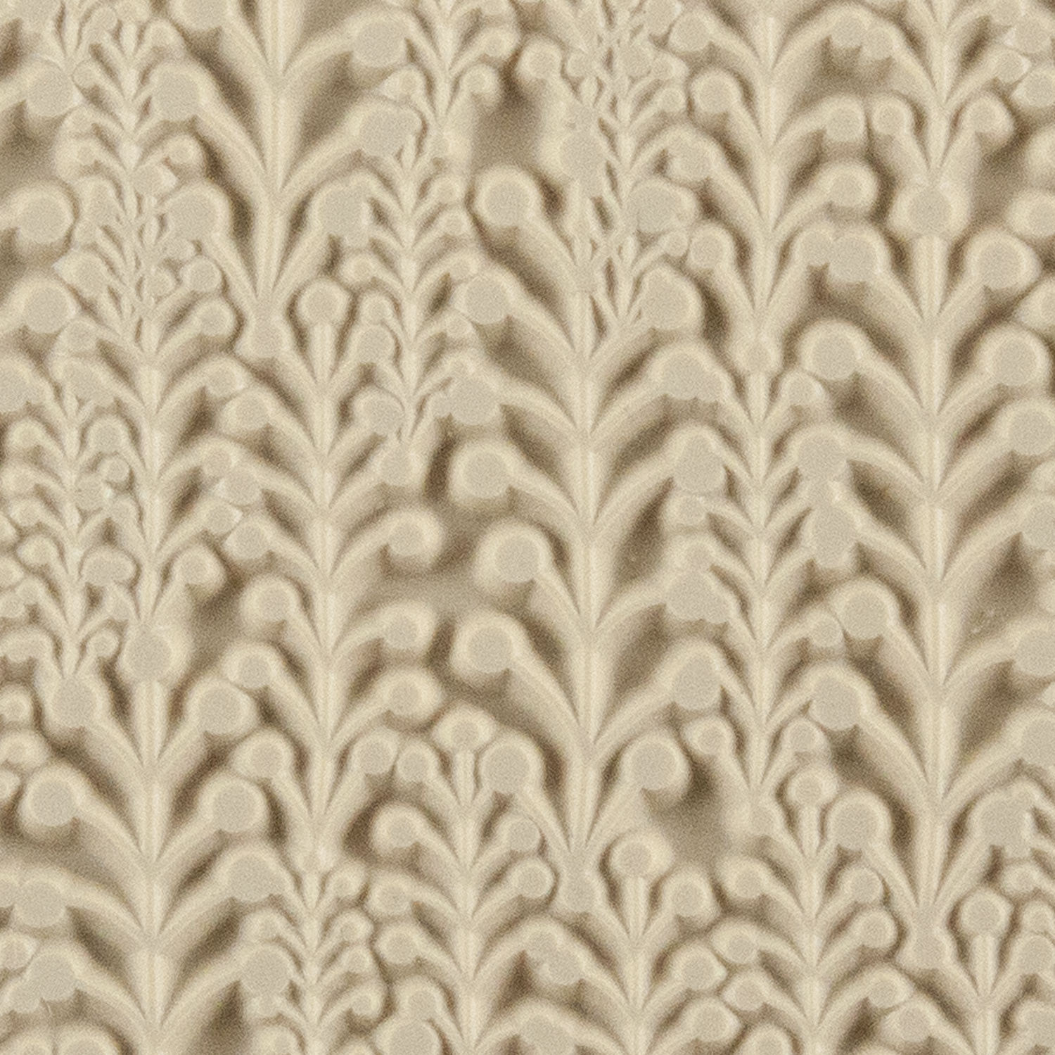 Texture Tile - Baby's Breath. Beige Texture Tiles are flexible, washable and can be used with any soft clay. Spritz with CoolSlip or dust on Dry Powder Release for stick-free impressions when using metal clay and polymer clay.