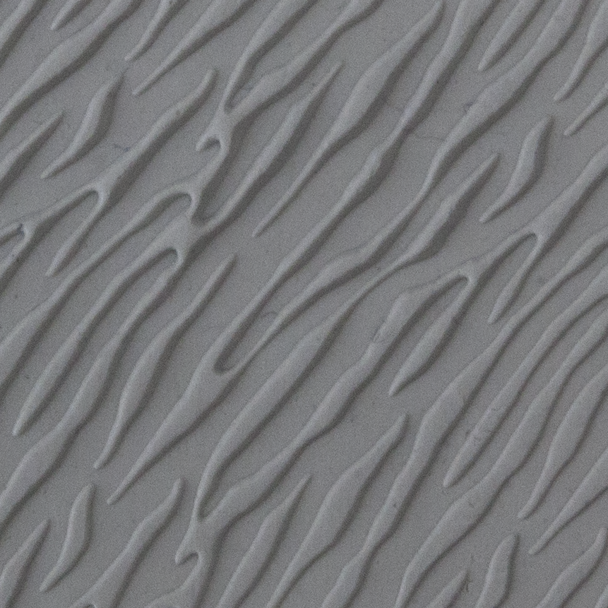 Texture Tile - Zebra sample rolled into clay