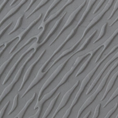 Texture Tile - Zebra sample rolled into clay