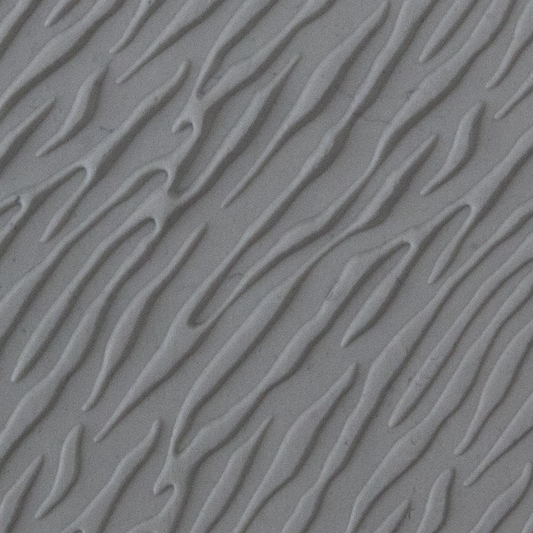 Texture Tile - Zebra sample rolled into clay