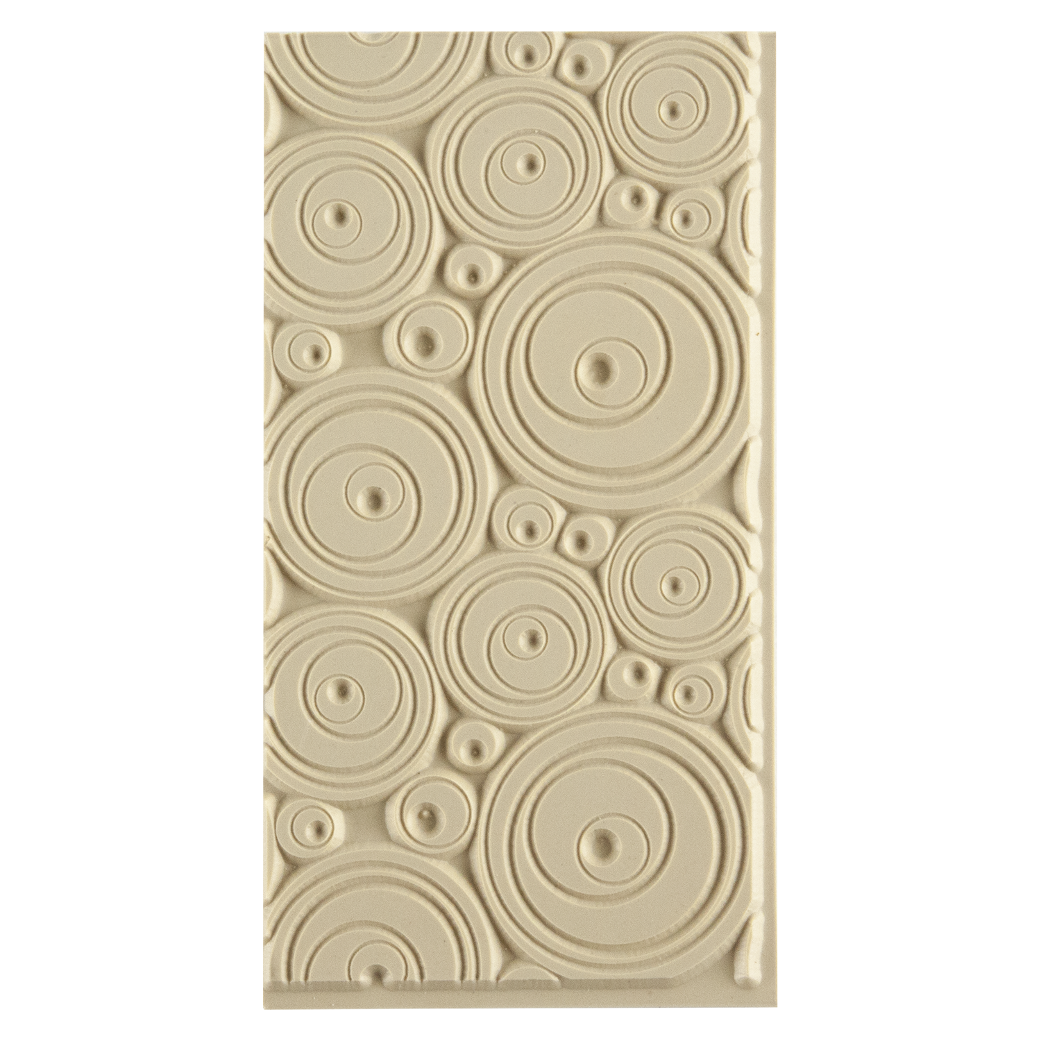 Texture Tile - Out of Sight. Beige Texture Tiles are flexible, washable and can be used with any soft clay. Spritz with CoolSlip or dust on Dry Powder Release for stick-free impressions when using metal clay and polymer clay.
