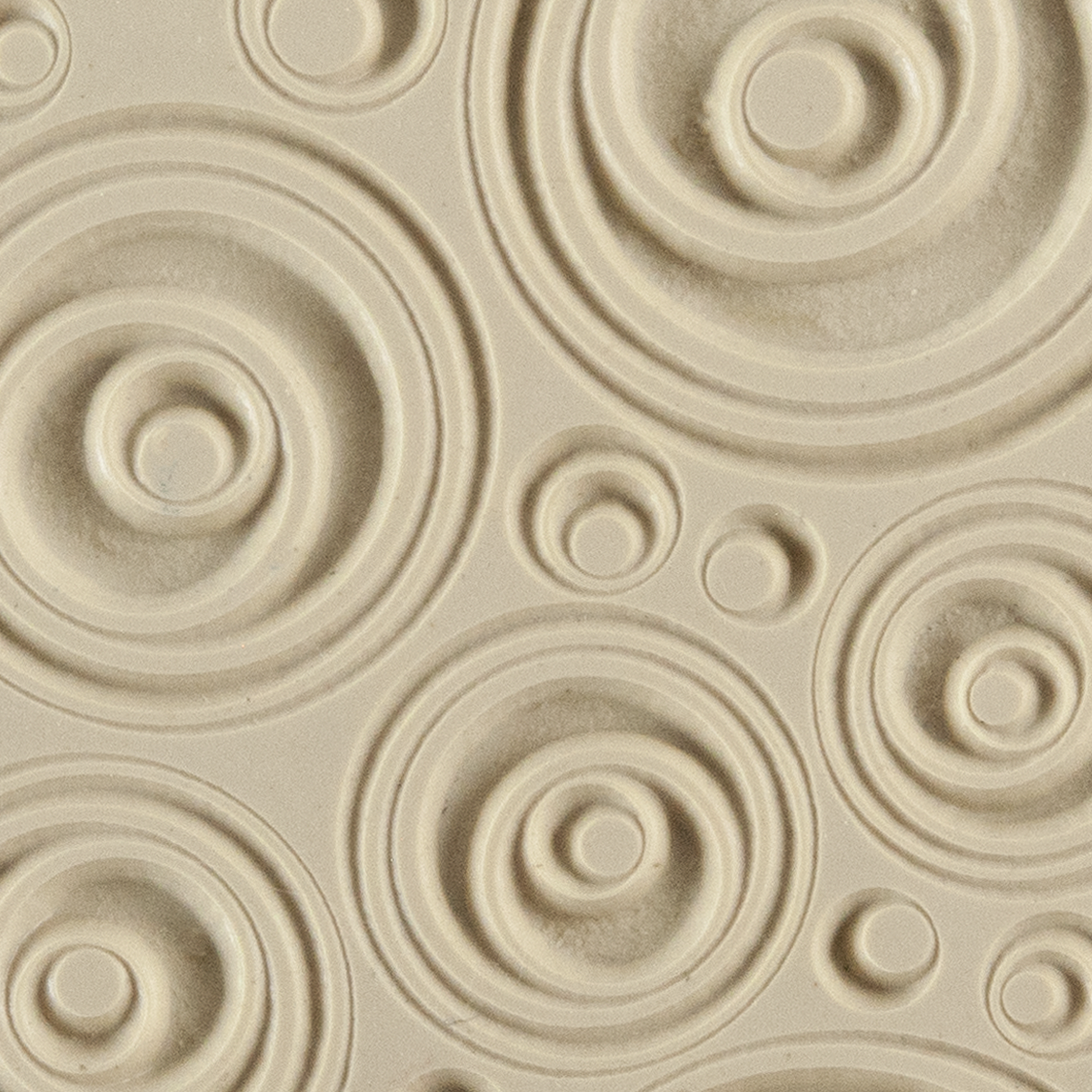 Texture Tile - Out of Sight Embossed. Beige Texture Tiles are flexible, washable and can be used with any soft clay. Spritz with CoolSlip or dust on Dry Powder Release for stick-free impressions when using metal clay and polymer clay.