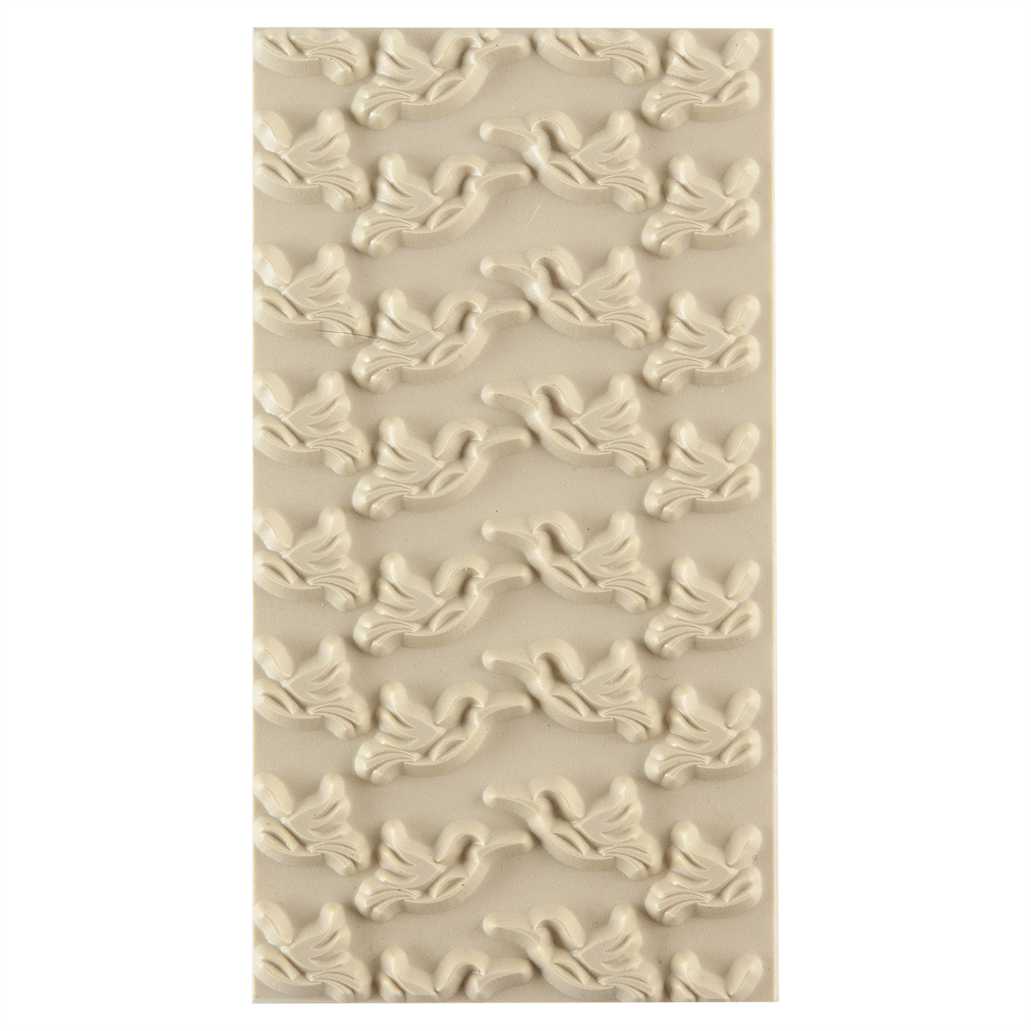 Texture Tile - Humming Around. Beige Texture Tiles are flexible, washable and can be used with any soft clay. Spritz with CoolSlip or dust on Dry Powder Release for stick-free impressions when using metal clay and polymer clay.