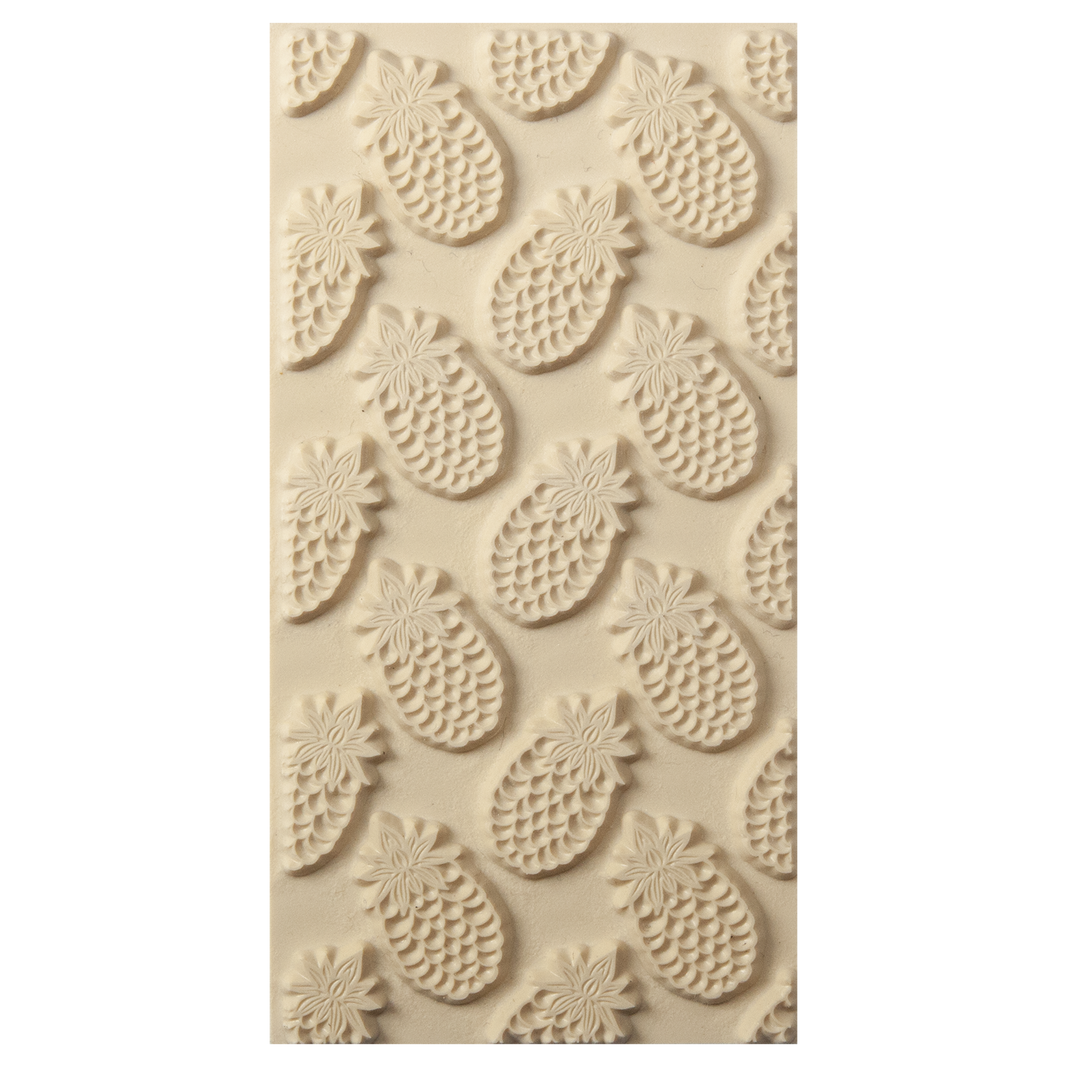 Texture Tile - Aloha. Beige Texture Tiles are flexible, washable and can be used with any soft clay. Spritz with CoolSlip or dust on Dry Powder Release for stick-free impressions when using metal clay and polymer clay.