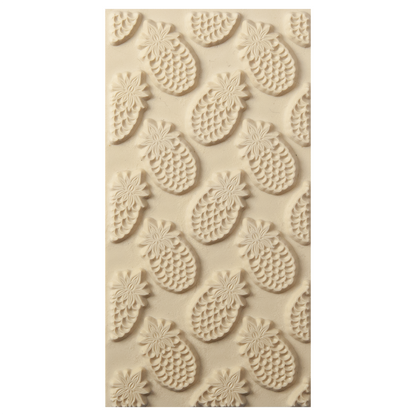 Texture Tile - Aloha. Beige Texture Tiles are flexible, washable and can be used with any soft clay. Spritz with CoolSlip or dust on Dry Powder Release for stick-free impressions when using metal clay and polymer clay.