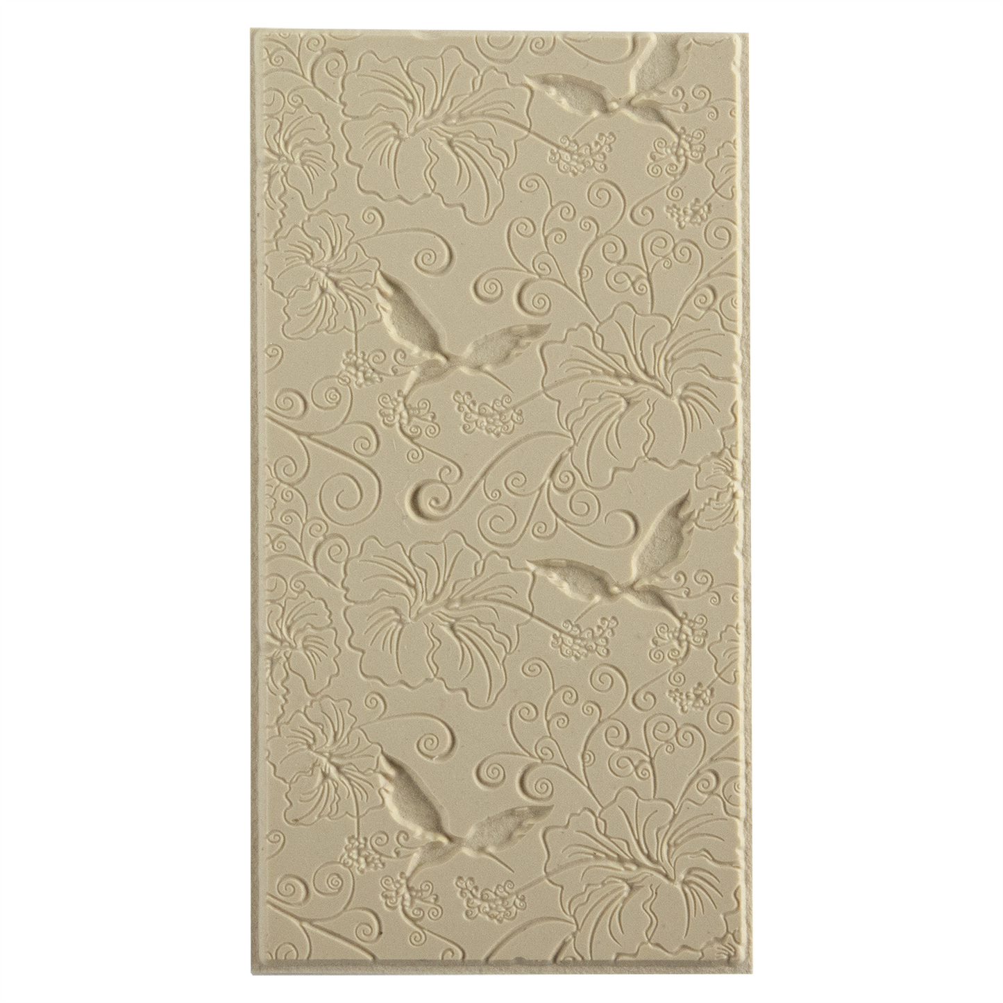 Texture Tile - Sweet Taste of Summer Fineline. Beige Texture Tiles are flexible, washable and can be used with any soft clay. Spritz with CoolSlip or dust on Dry Powder Release for stick-free impressions when using metal clay and polymer clay.