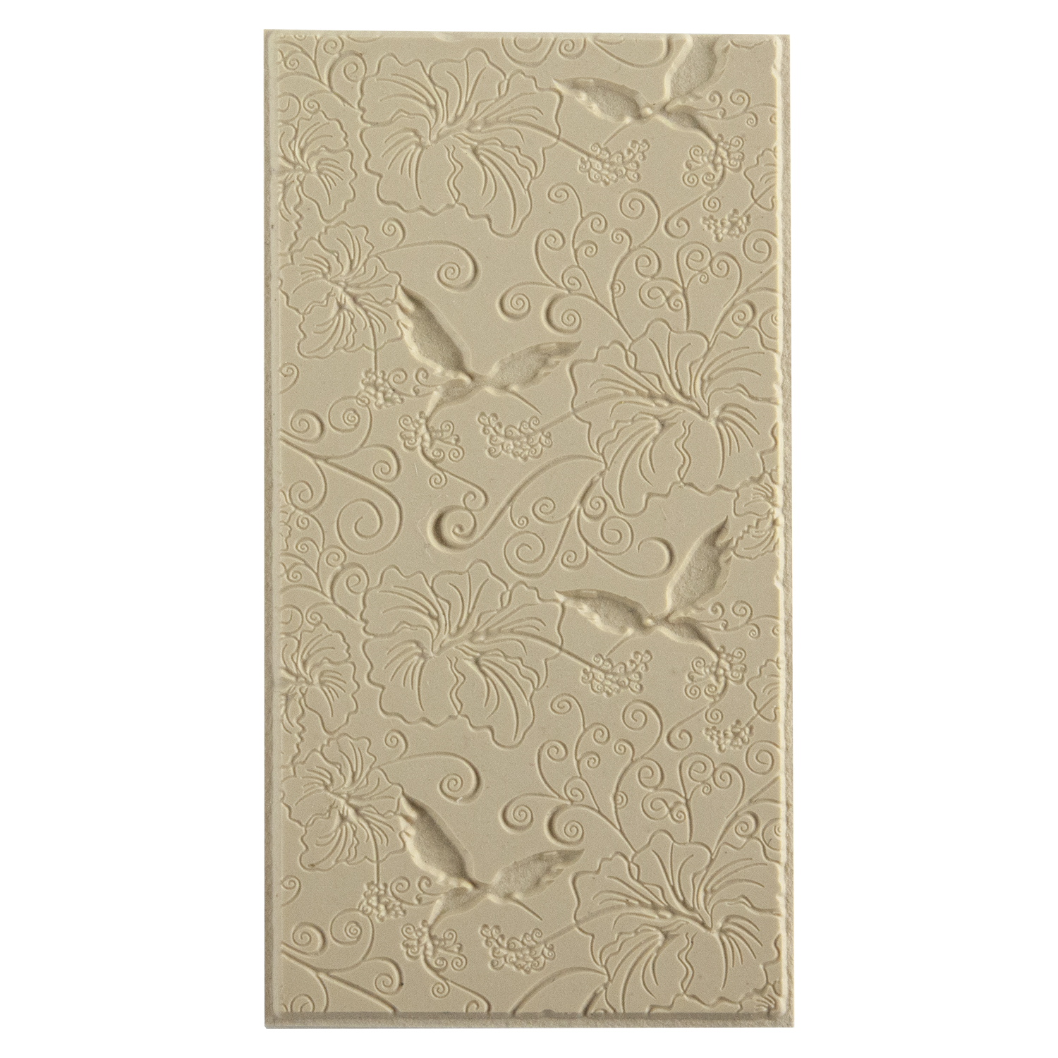 Texture Tile - Sweet Taste of Summer Fineline. Beige Texture Tiles are flexible, washable and can be used with any soft clay. Spritz with CoolSlip or dust on Dry Powder Release for stick-free impressions when using metal clay and polymer clay.