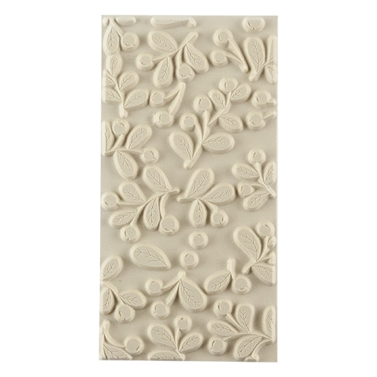 Texture Tile - Jamberry. Beige Texture Tiles are flexible, washable and can be used with any soft clay. Spritz with CoolSlip or dust on Dry Powder Release for stick-free impressions when using metal clay and polymer clay.