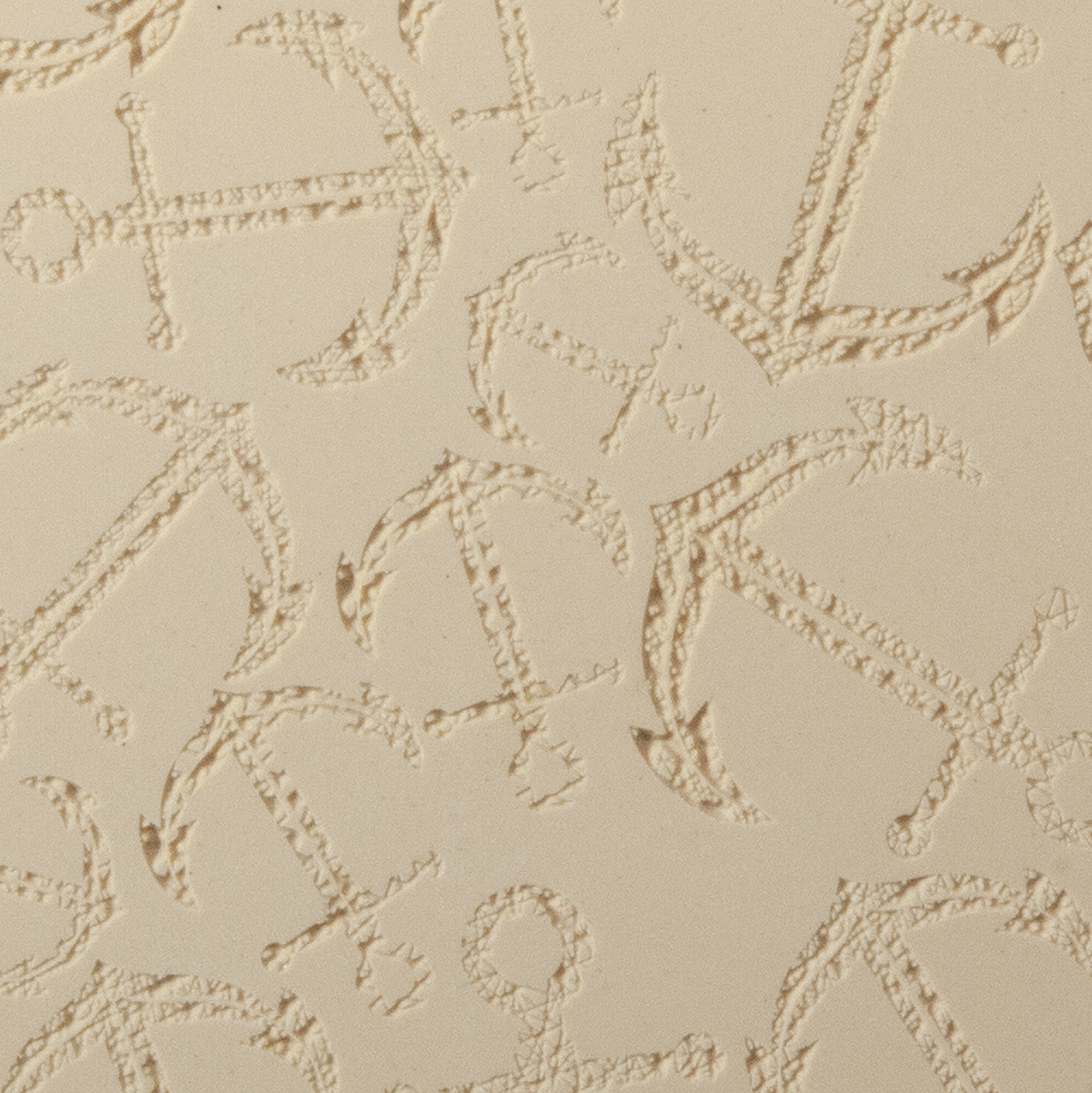 Texture Tile - Anchors Away Fineline. Beige Texture Tiles are flexible, washable and can be used with any soft clay. Spritz with CoolSlip or dust on Dry Powder Release for stick-free impressions when using metal clay and polymer clay.