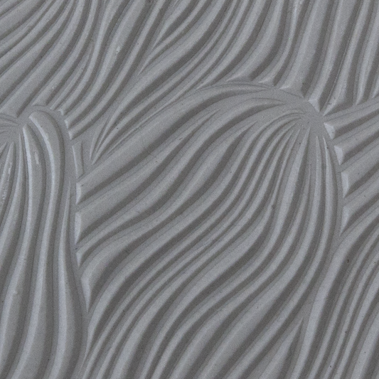 Texture Tile - Sea Current sample rolled into clay