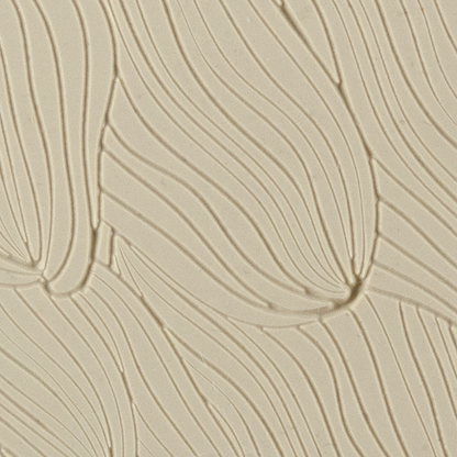 Texture Tile - Sea Current Embossed. Beige Texture Tiles are flexible, washable and can be used with any soft clay. Spritz with CoolSlip or dust on Dry Powder Release for stick-free impressions when using metal clay and polymer clay.
