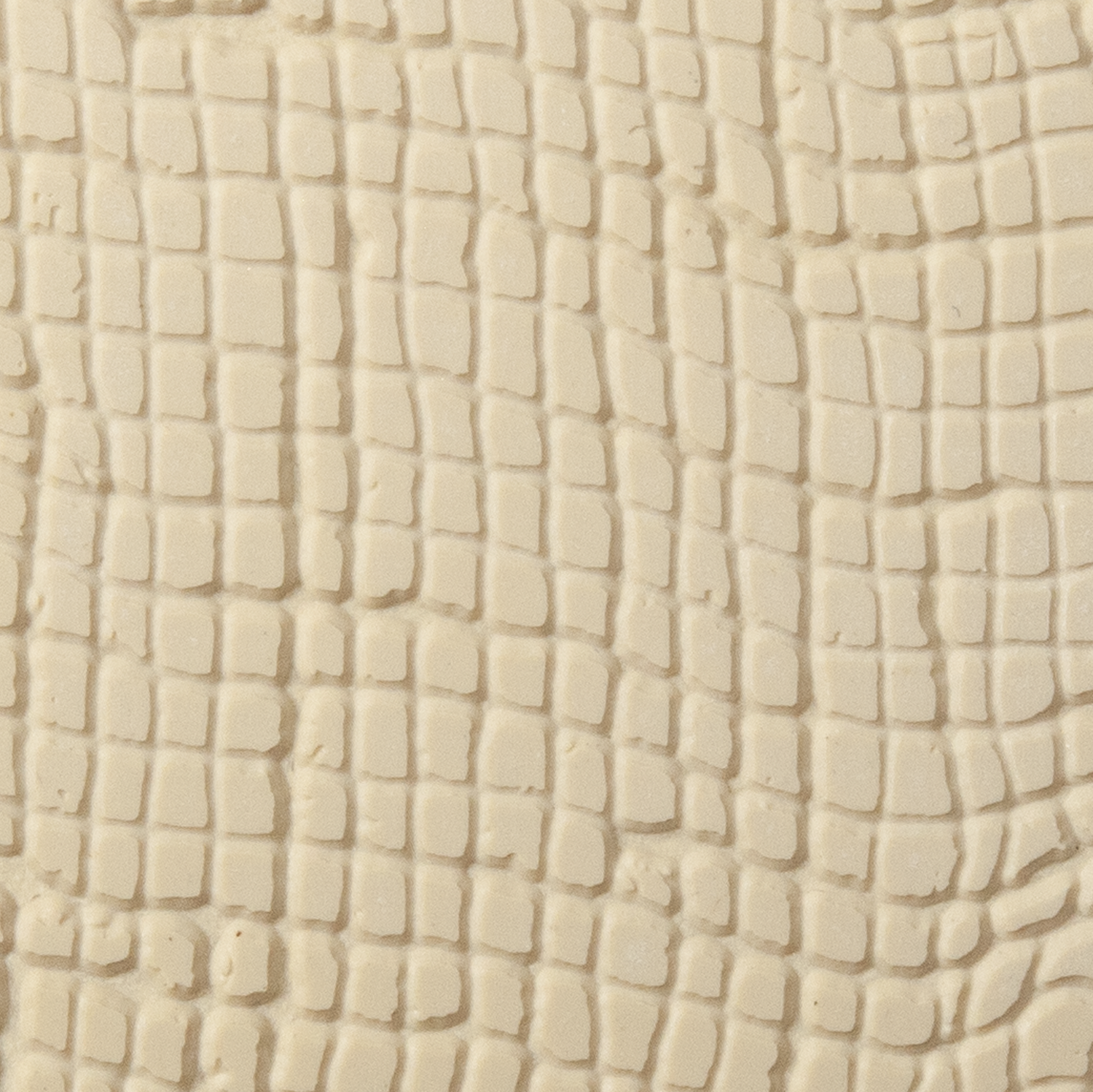 Texture Tile - Cheese Cloth. Beige Texture Tiles are flexible, washable and can be used with any soft clay. Spritz with CoolSlip or dust on Dry Powder Release for stick-free impressions when using metal clay and polymer clay.