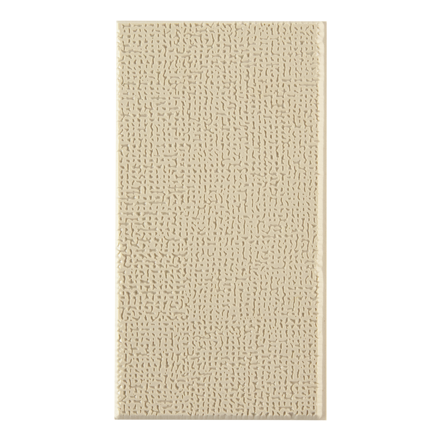 Texture Tile - Linen. Beige Texture Tiles are flexible, washable and can be used with any soft clay. Spritz with CoolSlip or dust on Dry Powder Release for stick-free impressions when using metal clay and polymer clay.