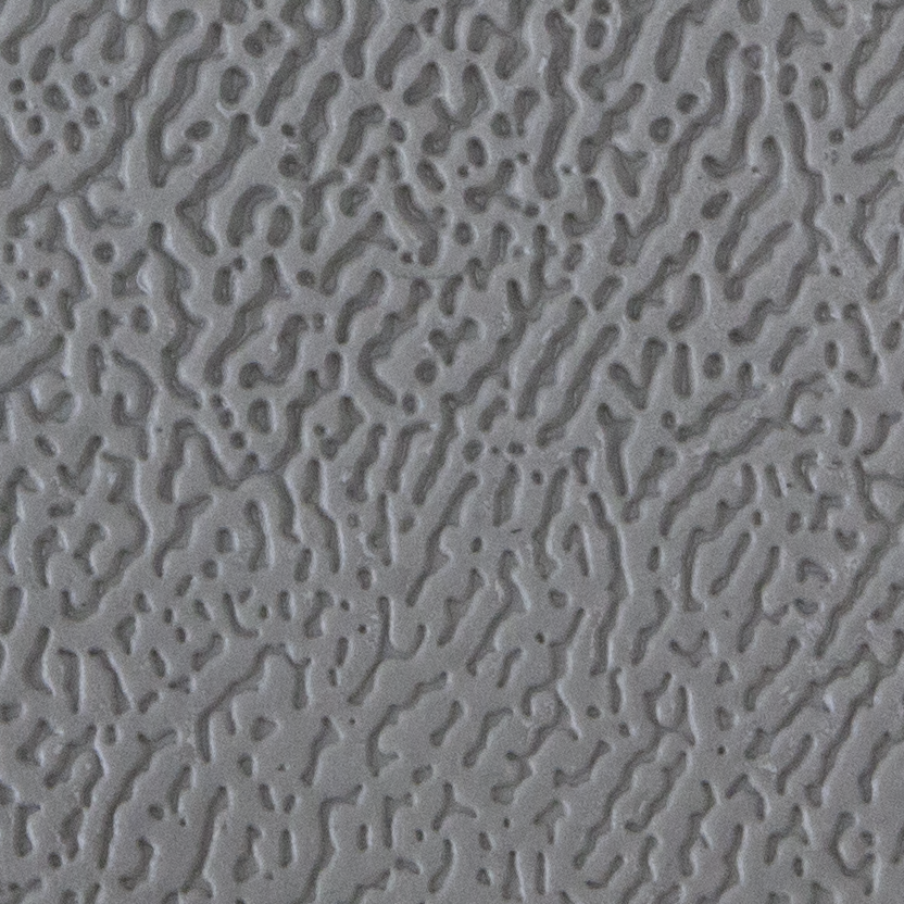 Texture Tile - Naugahyde sample rolled into clay