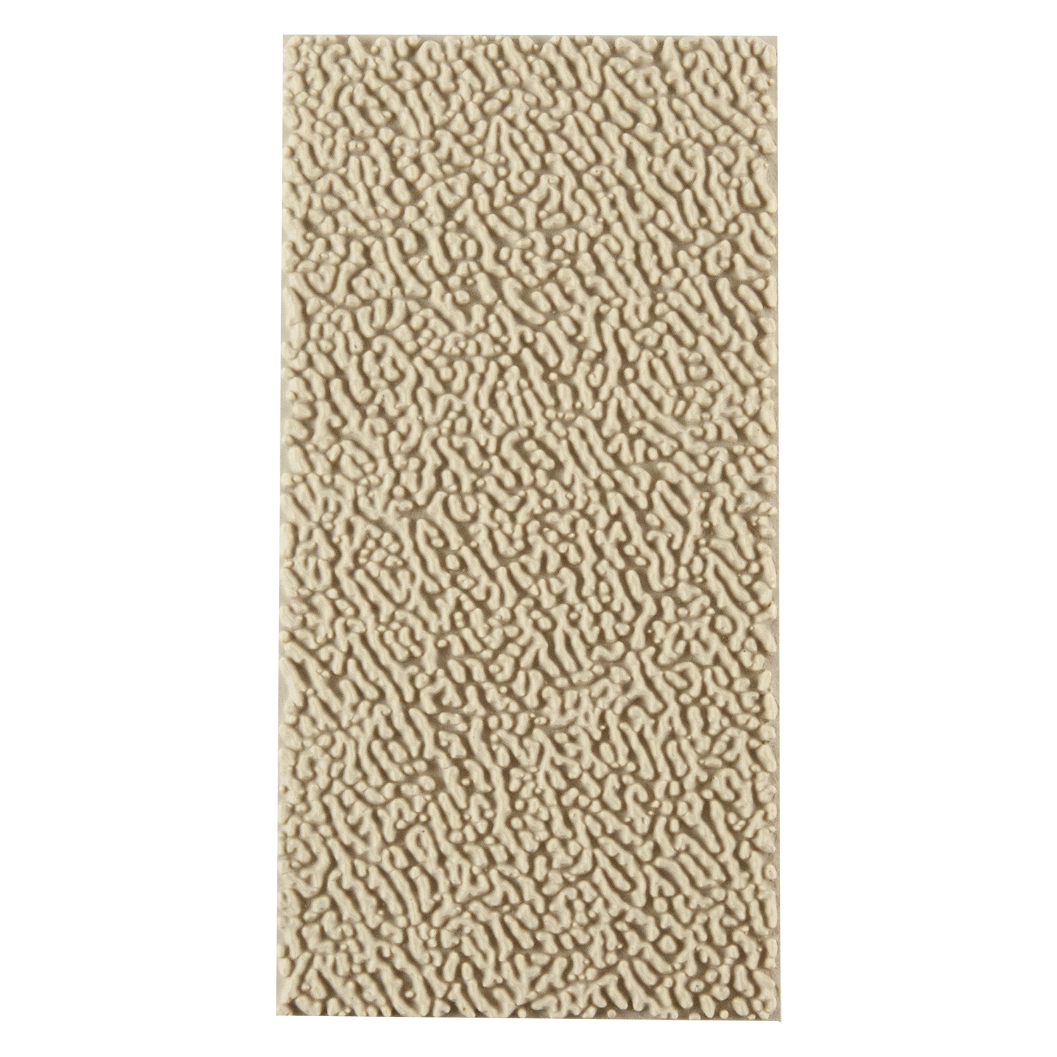 Texture Tile - Naugahyde. Beige Texture Tiles are flexible, washable and can be used with any soft clay. Spritz with CoolSlip or dust on Dry Powder Release for stick-free impressions when using metal clay and polymer clay.
