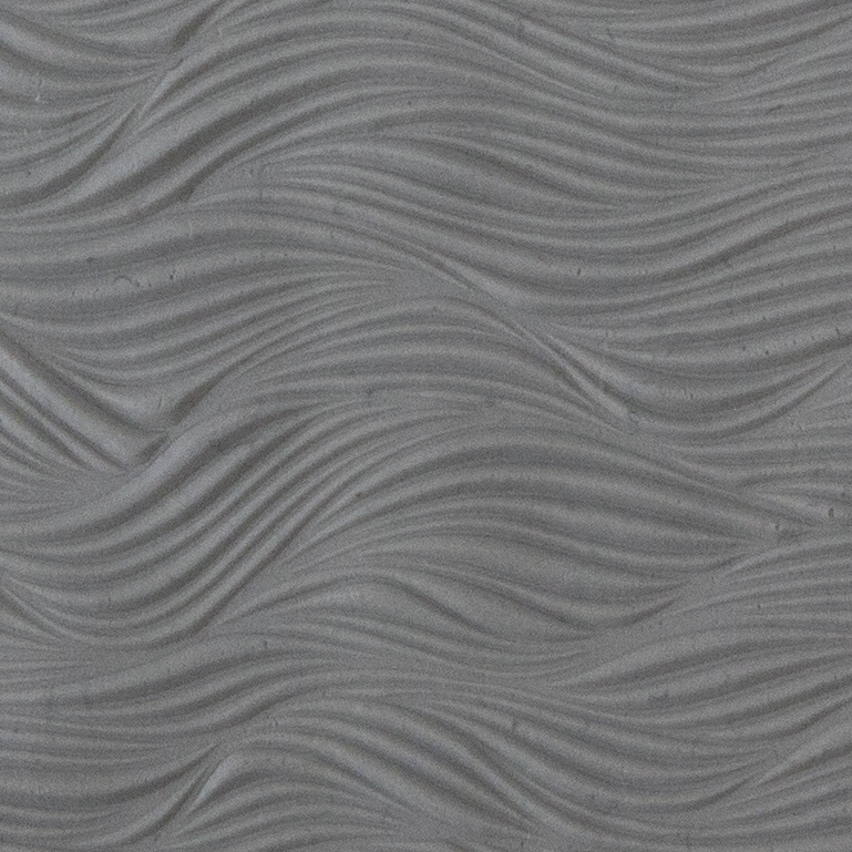 Texture Tile - Body Wave sample rolled into clay