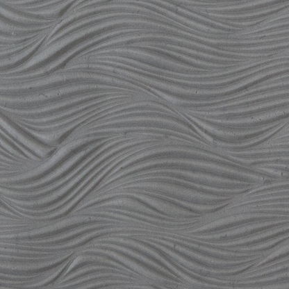 Texture Tile - Body Wave sample rolled into clay