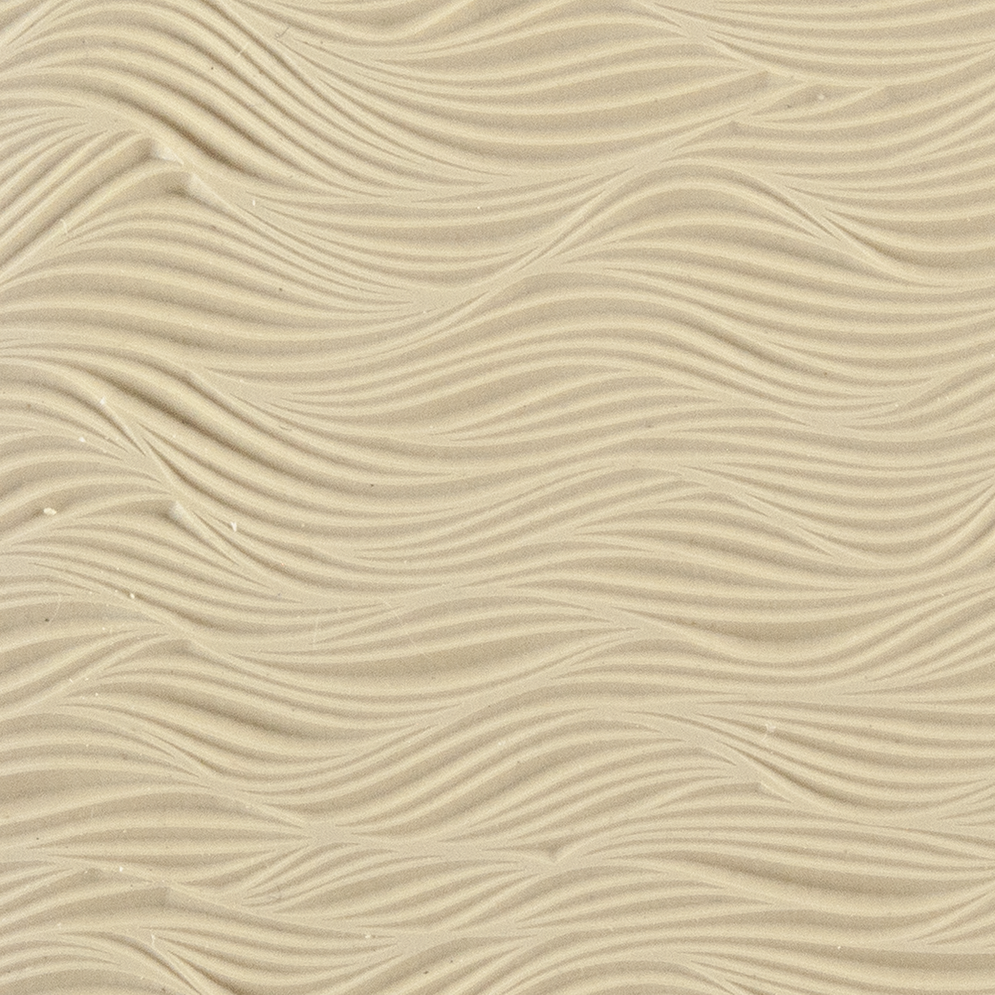 Texture Tile - Body Wave. Beige Texture Tiles are flexible, washable and can be used with any soft clay. Spritz with CoolSlip or dust on Dry Powder Release for stick-free impressions when using metal clay and polymer clay.