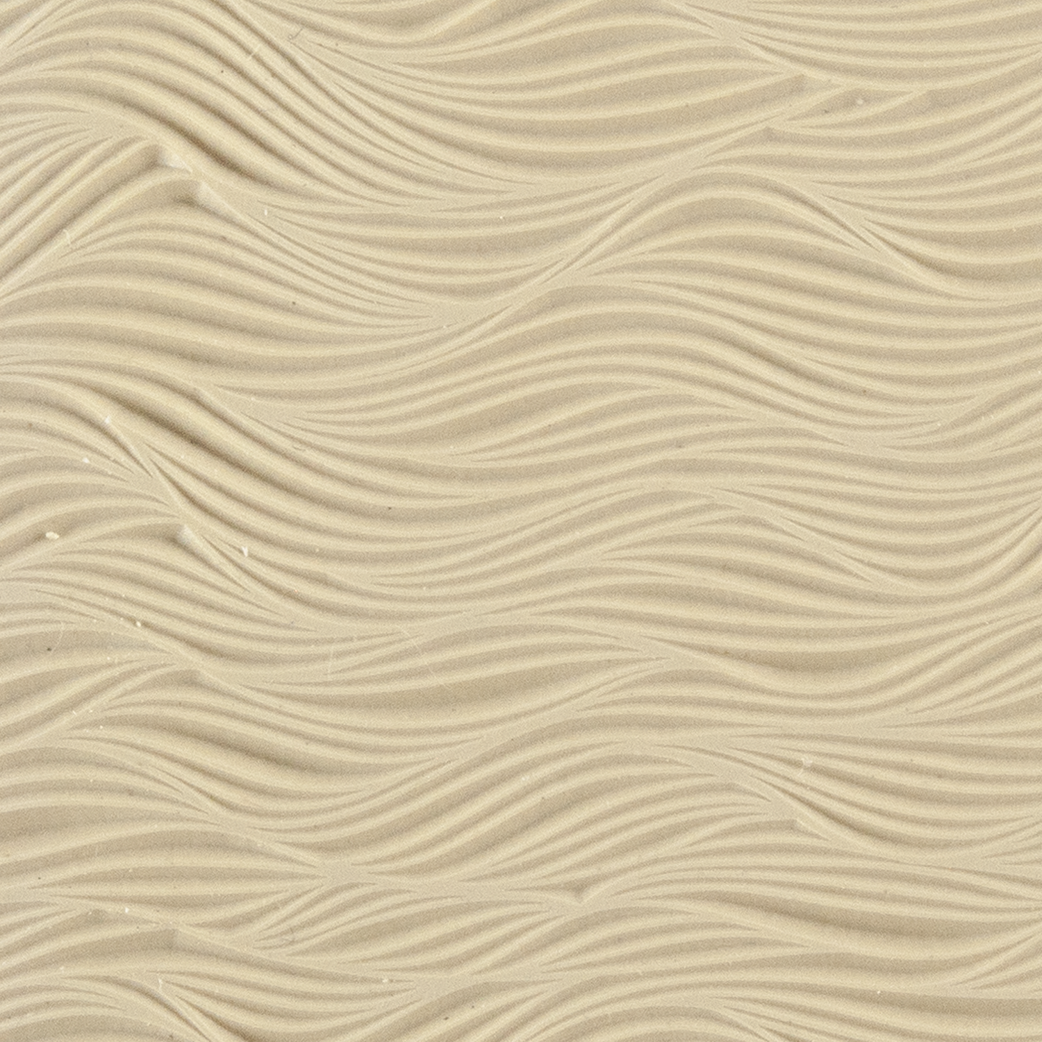 Texture Tile - Body Wave. Beige Texture Tiles are flexible, washable and can be used with any soft clay. Spritz with CoolSlip or dust on Dry Powder Release for stick-free impressions when using metal clay and polymer clay.