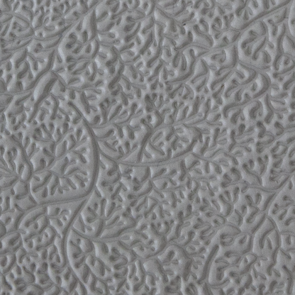 Texture Tile - Branching Out sample rolled into clay