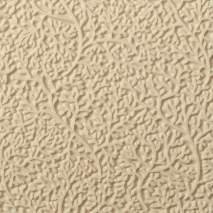 Texture Tile - Branching Out. Beige Texture Tiles are flexible, washable and can be used with any soft clay. Spritz with CoolSlip or dust on Dry Powder Release for stick-free impressions when using metal clay and polymer clay.