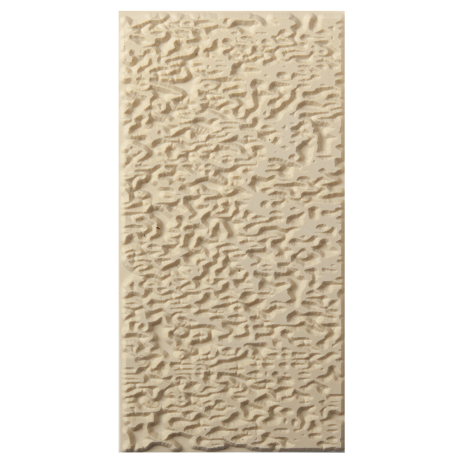 Texture Tile - Dark Water Embossed. Beige Texture Tiles are flexible, washable and can be used with any soft clay. Spritz with CoolSlip or dust on Dry Powder Release for stick-free impressions when using metal clay and polymer clay.