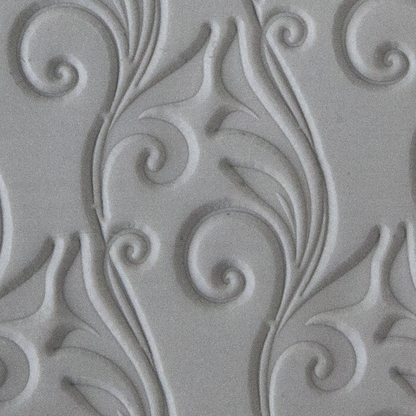 Texture Tile - Dancing Waters sample rolled into clay