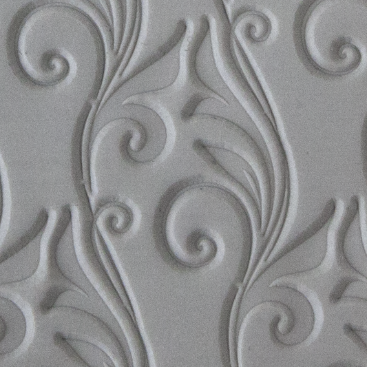 Texture Tile - Dancing Waters sample rolled into clay