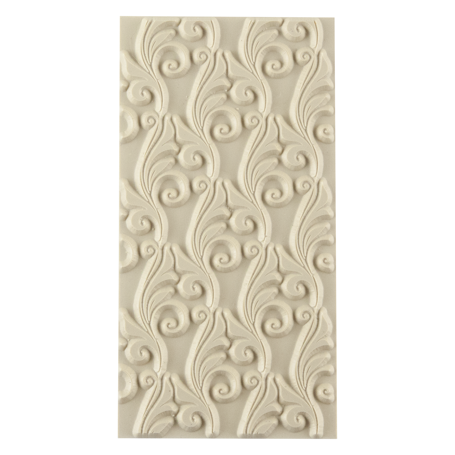Texture Tile - Dancing Waters. Beige Texture Tiles are flexible, washable and can be used with any soft clay. Spritz with CoolSlip or dust on Dry Powder Release for stick-free impressions when using metal clay and polymer clay.