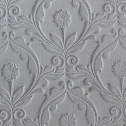 Texture Tile - Dandelion sample rolled into clay