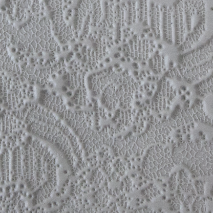 Texture Tile - Spanish Lace sample rolled into clay
