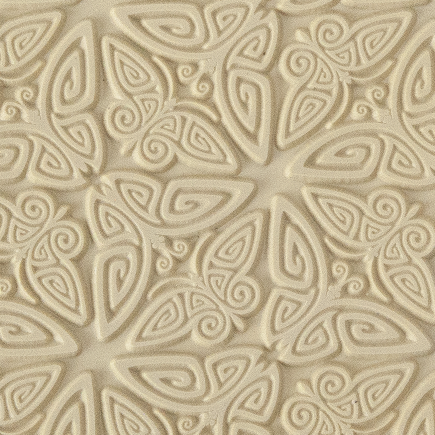 Texture Tile - Butterfly Bash. Beige Texture Tiles are flexible, washable and can be used with any soft clay. Spritz with CoolSlip or dust on Dry Powder Release for stick-free impressions when using metal clay and polymer clay.